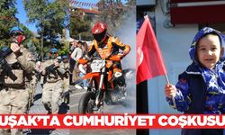 Uşak'ta Cumhuriyet Bayramı coşkuyla kutlandı