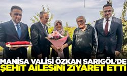 Vali Özkan’dan şehit ailesine anlamlı ziyaret