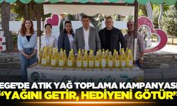 Ege'de bitkisel atık yağ toplama projesi başladı!