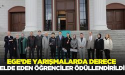 Ege'de öğrenciler ödüllendirildi!