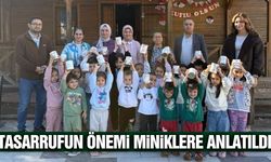 Yunusemre Belediyesi 350 öğrenciye tasarruf bilincinia aşıladı