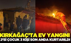 Kırkağaç'ta Korku Dolu Ev Yangını: 3 Kişi Son Anda Kurtarıldı
