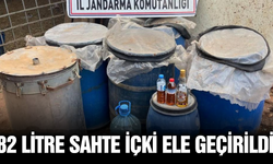 Salihli'de sahte alkol operasyonu!