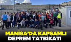 Manisa'da gerçeğini aratmayan deprem tatbikatı