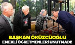 Ahmet Öküzcüoğlu, emekli öğretmenlerle bir araya geldi