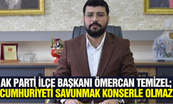 AK Parti İlçe Başkanı Ömercan Temizel’den Başkan Akın’a Eleştiri!