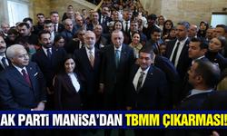 AK Parti Manisa teşkilatı TBMM’de Cumhurbaşkanı Erdoğan ile buluştu