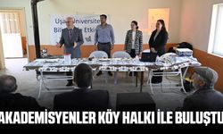 Ege'de Ziraat Fakültesi akademisyenleri köy halkı ile buluştu