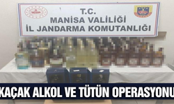 Akhisar’da sahte alkol ve kaçak tütün baskını