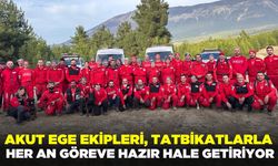 Denizli'de gerçeği aratmayan tatbikat!