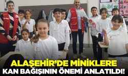 Alaşehir’de Çocuklara Kan Bağışının Önemi Anlatıldı