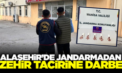 Alaşehir'de jandarma 290 adet uyuşturucu hap ele geçirdi