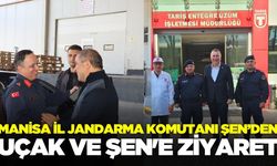 Manisa İl Jandarma Komutanı Tuğgeneral Şen'den Alaşehir'e ziyaret