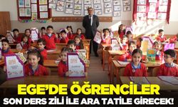 Aydın'da ilk ara tatil öncesi son ders zili bugün çalacak