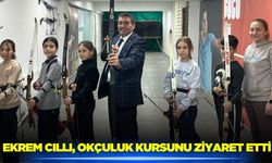 Başkan Cıllı'dan okçuluk kursuna destek!