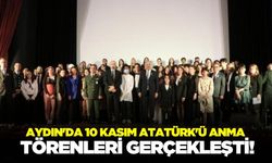 Aydın'da 10 Kasım Atatürk'ü Anma töreni