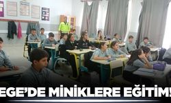 Ege'de öğrencilere trafik eğitimi