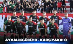 Ayvalıkgücü: 0 - Karşıyaka: 0