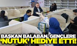 Başkan Balaban'dan 10 Kasım'da anlamlı hediye!