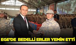 Ege'de bedelli erler yemin etti