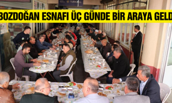 Bozdoğan esnafı bir araya geldi!