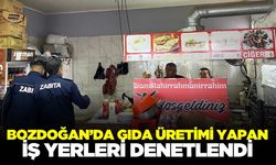 Aydın'da gıda üretimi yapan iş yerleri denetlendi
