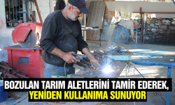 Çiftçiler yeni tarım aleti yerine tamire yöneldi