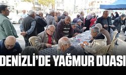 Denizli'de yağmur duası ve hayır etkinliği
