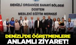 Denizli OSB yönetiminden öğretmenlere ziyaret