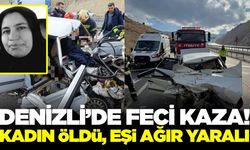 Denizli'de otomobil hurdaya döndü! 1 kişi hayatını kaybetti