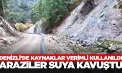 Denizli'de tarıma can suyu olan proje