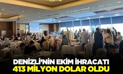 Denizli'de Ekim ayı ihracat rakamları açıklandı
