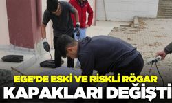 Ege'de öğrenciler rögar kapaklarını değiştirdi!