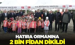 Kütahya'da 2 bin fidan dikildi