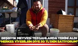 Ege'de beşbıyık meyvesi tezgahlarda yerini aldı