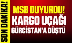 MSB: Kargo uçağımız Gürcistan'a düştü