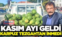 Kış geliyor ama halen tezgahlarda karpuz var