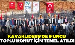 Kavaklıdere’de toplu konut için temel atıldı