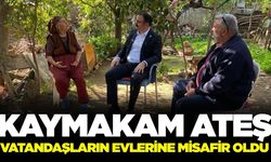 Kaymakam Ateş, halkın arasına indi