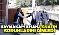 Kaymakam İlhan, esnafla bir araya geldi