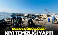 Karşıyaka'da kıyı temizliği!