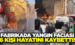 Parfüm fabrikasında yangın: 6 ölü!