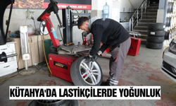 Kütahya'da kış lastiği mesaisi!