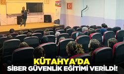 Kütahya'da öğrencilere bilinçli internet kullanımı semineri
