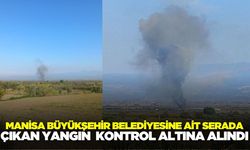 Manisa Büyükşehir Belediyesine ait serada yangın!