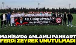 Manisa Süper Amatör'ün ilk haftasında Ferdi Zeyrek anıldı