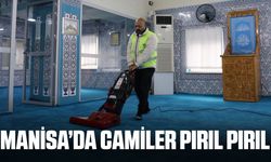 Manisa'da camilerde detaylı temizlik yapıldı