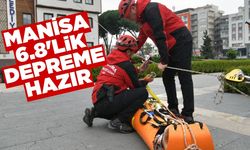 Manisa'da gerçekçi deprem tatbikatı