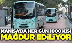 Turgutlu’dan Manisa’ya giden yolcular mağdur