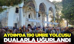 Ege'de umre yolcuları uğurlandı!